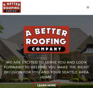 Expert SEO company work for A Better Roofing Company